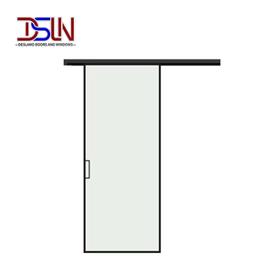 Porte coulissante à poche dissimulée personnalisable au design moderne et fin, idéale pour un style minimaliste et gain de place pour bureau, maison ou salle de bain - Product Image 1