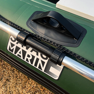 1-Personen-PVC-Schlauchboot zum Rudern, Angeln, Kajakfahren, Kanufahren, als Floß, Dingi, Hovercraft oder Tauchboot mit festem Boden - Product Image 3