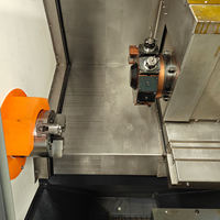 Tour CNC à banc incliné horizontal TCK25Y avec commande GSK, machine de tournage et de fraisage multifonctionnelle robuste pour le travail des métaux