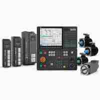 Système de commande de fraisage numérique complet de type bus HNC-808DiM : Panneau CNC + 3 ensembles de servomoteurs + 1 ensemble de broche avec PLC-IO