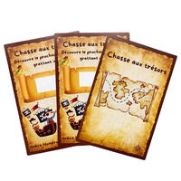 Carte à gratter personnalisée pour loterie, cadeau DIY, récompense d'activité surprise, avec autocollant à gratter pour jeux de fête