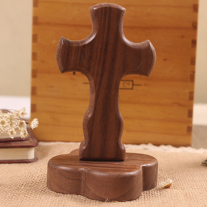 Madera Jerusalén Cruz de madera Cruces Decoración - Product Image 3