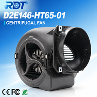 Ventilateur radial industriel 230V à double entrée pour refroidissement d'armoires, haut débit d'air, D2E146-HT65-01, équipement de ventilation, pièce de rechange pour service continu