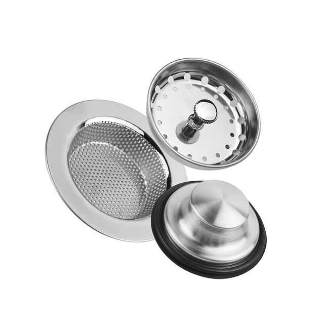 Bouchon Evier MONTERAL Bouchon évier Cuisine 80mm Universel | Passoire Filtre Acier Inoxydable | Garantie 10 Ans Accessoire Salle De Bain