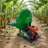 Broyeur de bananiers miniatures en gros pour usine, lame de coupe à couple élevé, broyeur de plantains et de pailles pour petites exploitations agricoles