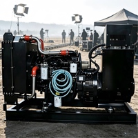Groupe électrogène diesel à châssis ouvert Weichai de qualité supérieure, 30-200 kW, triphasé, source d'alimentation industrielle