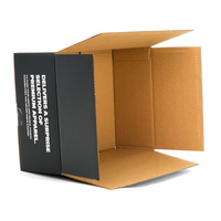 Cajas de Cartón Corrugado Negras Resistentes y Ecológicas con Logotipo Personalizado al por Mayor para Comercio Electrónico, Venta Minorista y Embalaje de Envíos por Suscripción