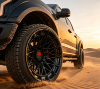 Rines de Aleación Forjados Personalizados SL 22x12 24x14 Pulgadas 6x139.7 8X170 8X180 Multirradio Cóncavos Profundos para RAM GMC Sierra 1500 2500