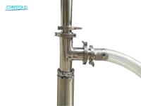 Liquide cosmétique miel pâte épaisse crème pour le visage Lotion savon pneumatique Piston conduite verticale alimentation DosingTransfer pompe d'aspiration