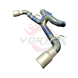 Escape de Titanio Vortex para McLaren GT Performance Catback Edición Track Azul Quemado con Tubo en X y Tubo Recto - Product Image 5