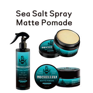 Salon de coiffure professionnel Mans Kit de coiffure soin homme tenue forte finition mate ajoute de la texture sans paraben vegan marque privée - Product Image 3