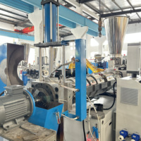 Ligne de granulation à chaud pour granulés de PVC, extrudeuse à double vis conique