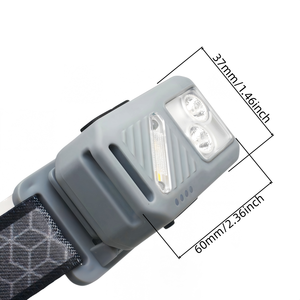 Linterna Frontal Recargable de Doble Haz con Indicador de Batería, Lámpara de Trabajo Magnética Ajustable Industrial - Product Image 2