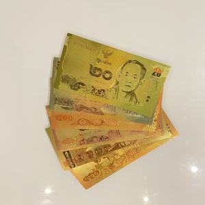 ชุดธนบัตรจำลองดีไซน์<span class=keywords><strong>ใหม่</strong></span>ของไทย 6 ใบ <span class=keywords><strong>20</strong></span> 50 100 500 1000 ชุบทอง 24K แบบเคลือบสองด้าน สำหรับงานอีเว้นท์และปาร์ตี้ - Product Image 6