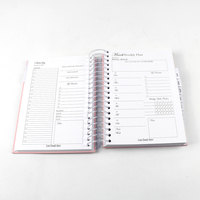 Impression couleur intégrale, reliure spirale, planificateur et carnets de notes, impression pour étudiants, école, bureau