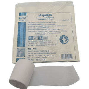 Rollos de Gasa Médica Huashikang, No Estériles, Clase I, para Curación de Heridas, Origen Foshan, Vendaje Quirúrgico Transpirable Blanco - Product Image 5