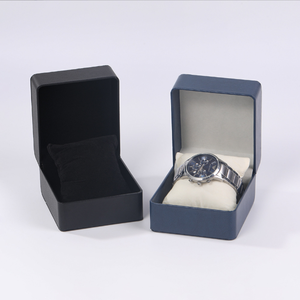 Premium Leather <b>Watch</b> Box with Logo Decal Best-Selling Gift & Storage Packaging Flip-Top Display <b>Case</b> for Mechanical <b>Watches</b> - Product Image 1