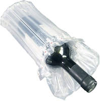 Sac de protection à bulles gonflable en PE PA pour bouteille de vin, emballage à coussin d'air