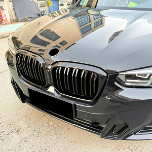 ชุดแต่งกระจังหน้า BMW X3 X4 G01 G02 LCI ปี 2022 2024 แบบเส้นเดี่ยว/เส้นคู่  วัสดุ ABS พลาสติก สำหรับเปลี่ยน/อัพเกรดกันชนหน้า - Product Image 3