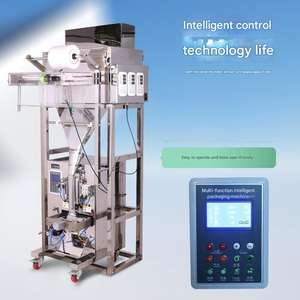 Máquina de Llenado de Polvo por Peso para Gránulos Alimenticios y Té, Máquina de Envasado Neumática Automática de Triple Cabezal - Product Image 5