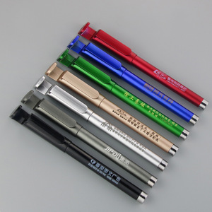 Custom Logo Metal <b>Pen</b> 155mm Black Gray Blue Green Red <b>Gold</b> Silver Stainless Steel Tip Promotional Gift With Phone Holder - Product Image 2