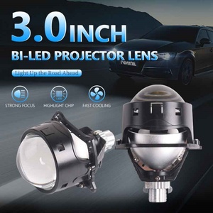 SANVI 3 Inch S7 55W Super Bright 6000K LED Projector Lens Headlight for Honda 12V Headlights Auto System Bulbs for Car - Product Image 2