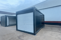 Maison conteneur pliable 20ft 40ft à bas prix, préfabriquée, modulaire, extensible, pour atelier, stockage et logement