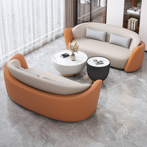 ชุดโซฟาสำนักงาน หนัง PU ฟองน้ำความหนาแน่นสูง นั่งสบาย เหมาะสำหรับสถานที่เชิงพาณิชย์ - Product Image 4