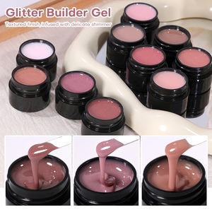 طلاء أظافر جل لامع بـ36 لونًا قابل للتخصيص، جل صلب بألوان وردية وعارية، جل بناء للأظافر غير سام - Product Image 1