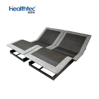 Base de lit électrique réglable et intelligente, pliable King Size avec matelas en mousse à mémoire de forme et lit réglable avec massage