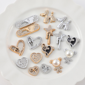 Hình dạng của tinh thể sao thiết kế flatback Rhinestone nhựa quyến rũ Cabochon Thủ công mỹ nghệ giày rác trường hợp quyến rũ phụ kiện - Product Image 1