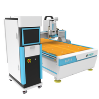 Máquina de Tallado CNC de Alta Precisión de 3 Ejes con Cuchilla Oscilante ATC, CCD y 1 Año de Garantía para Corte de Materiales Flexibles