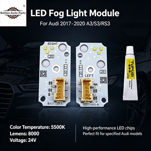 Modulo LED DRL Angel Eyes Giallo ROSSO BLU per <span class=keywords><strong>Audi</strong></span> 2017-2020 <span class=keywords><strong>A3</strong></span>/S3/RS3 5500K 8000 Lumen 24V - Product Image 2