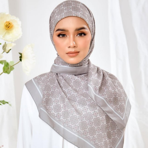 Custom Floral Digital Printed Comfortable Breathable Malaysian Voile Hijab Girl's Headscarf <b>Ethnic</b> <b>Bandana</b> for Four Seasons - Product Image 3