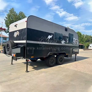 <span class=keywords><strong>Caravane</strong></span> tout-terrain économique de 17 pieds pour couple, avec lit king-size, double essieu, robuste, 4x4, pour voyages en Australie - Product Image 6