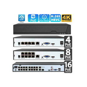 Tuya 4CH 8CH <span class=keywords><strong>16CH</strong></span> POE NVR videoregistratore di rete IP CCTV sistema di telecamere di sorveglianza di sicurezza AI Face Detection H.265 5MP 8MP - Product Image 2