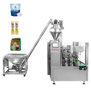 Nouvelle machine d'emballage horizontale électrique pour sachets préformés de poudre, pour l'emballage de produits alimentaires, de boissons, de produits divers, de bois, moteur PLC, roulement - Product Image 3