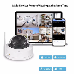 하이 퀄리티 8MP 4K POE <span class=keywords><strong>IP</strong></span> 돔 카메라 적외선 야간 투시경 유선 네트워크 CCTV 보안 시스템 가정용 실외 보안 NVR - Product Image 3