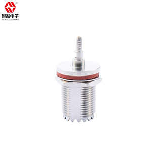 Pl259 UHF Nickel Brass uốn nối RG174 rg316 không thấm nước để 239 nữ vách ngăn ăng-ten cho <span class=keywords><strong>RF</strong></span> thông tin liên lạc số lượng lớn - Product Image 3