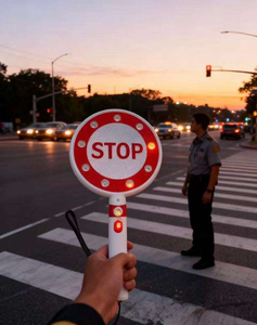 Luz LED de <span class=keywords><strong>Mano</strong></span> de Alta Luminosidad para Señalización de Seguridad Vial, con Batería, Intermitente, Señal de Parada - Product Image 6