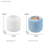 Moules à bougies cylindriques modernes de luxe personnalisés OEM ODM pour la maison, les restaurants, les bars, les bougies DIY, moules en silicone parfumés