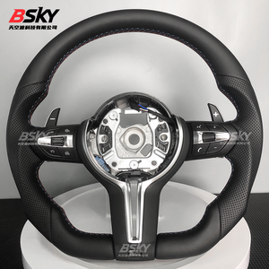 Volante cosido para <span class=keywords><strong>BMW</strong></span> <span class=keywords><strong>Sport</strong></span> Tricolor, adecuado para E70 E90 E92 F01 F10 F15 F20 F30 F40 F52 - Product Image 1