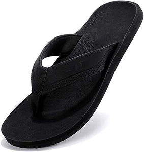 Chaussures décontractées d'été pour la marche, tongs plates antidérapantes pour la plage, sandales pour hommes, grandes tailles, tongs plates en EVA - Product Image 2