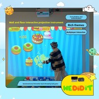 Sistema de Software de Proyección 3D para Interacción en Interiores, Juegos de Video con Proyector de Pared Interactivo para Niños, Diversión con Pelotas
