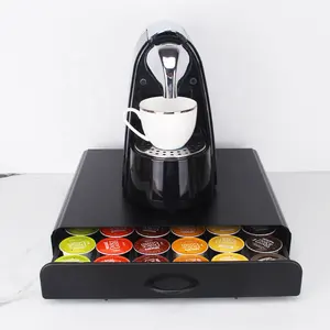 Dolce Gusto ชั้นวางกาแฟสไตล์ลิ้นชักอเนกประสงค์กล่องเก็บกาแฟแคปซูล