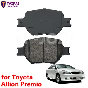 Sistemi frenanti pastiglie freno fornitore ceramica D817 D2180 04465-20540 ALLION PREMIO per Toyota