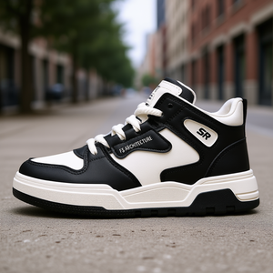 Zapatos Casuales de Hombre Fs Architecture, Estilo Baloncesto, con Cordones, Punta Redonda, Suela de Goma, para Todas las Temporadas - Product Image 2