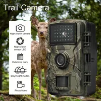 Caméras de chasse 16MP 1080P Grand angle 90° Mémoire intégrée 32 Go Vision nocturne infrarouge 940nm Étanche Surveillance de la faune