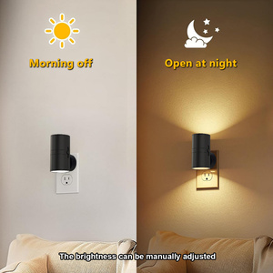 Lámpara Nocturna LED Enchufable RGB, Lámpara Ambiental con Sensor Inalámbrico, Aplique de Pared Doble para Dormitorio, Pasillo, Escalera, Decoración Moderna para Interiores - Product Image 5