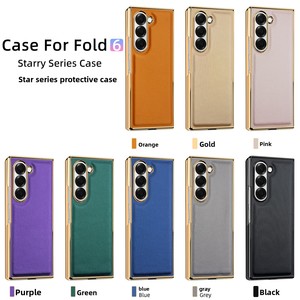 เคสกันกระแทกหน้าจอพับได้สำหรับ Samsung ZFold6/5/4/3 ลด 80% เคสโทรศัพท์หนังแบบมินิมอล สไตล์อินเทรนด์ - Product Image 4